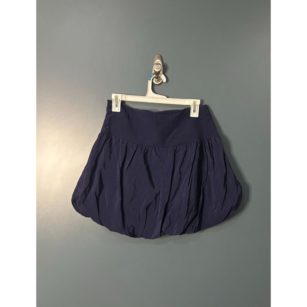 NWT Women's Size 6 Mini Bubble Skirt - a New Day Navy